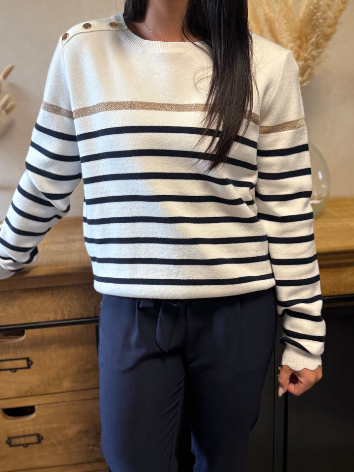 Pull marinière Pascal