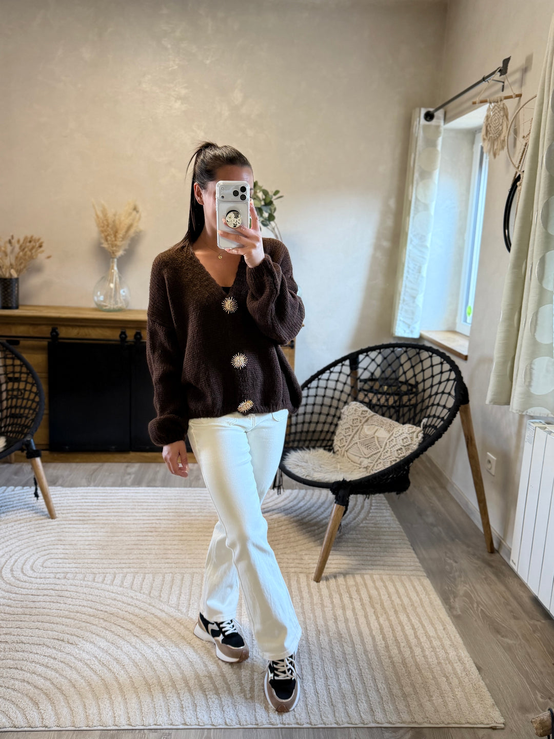 Gilet Betty chocolat