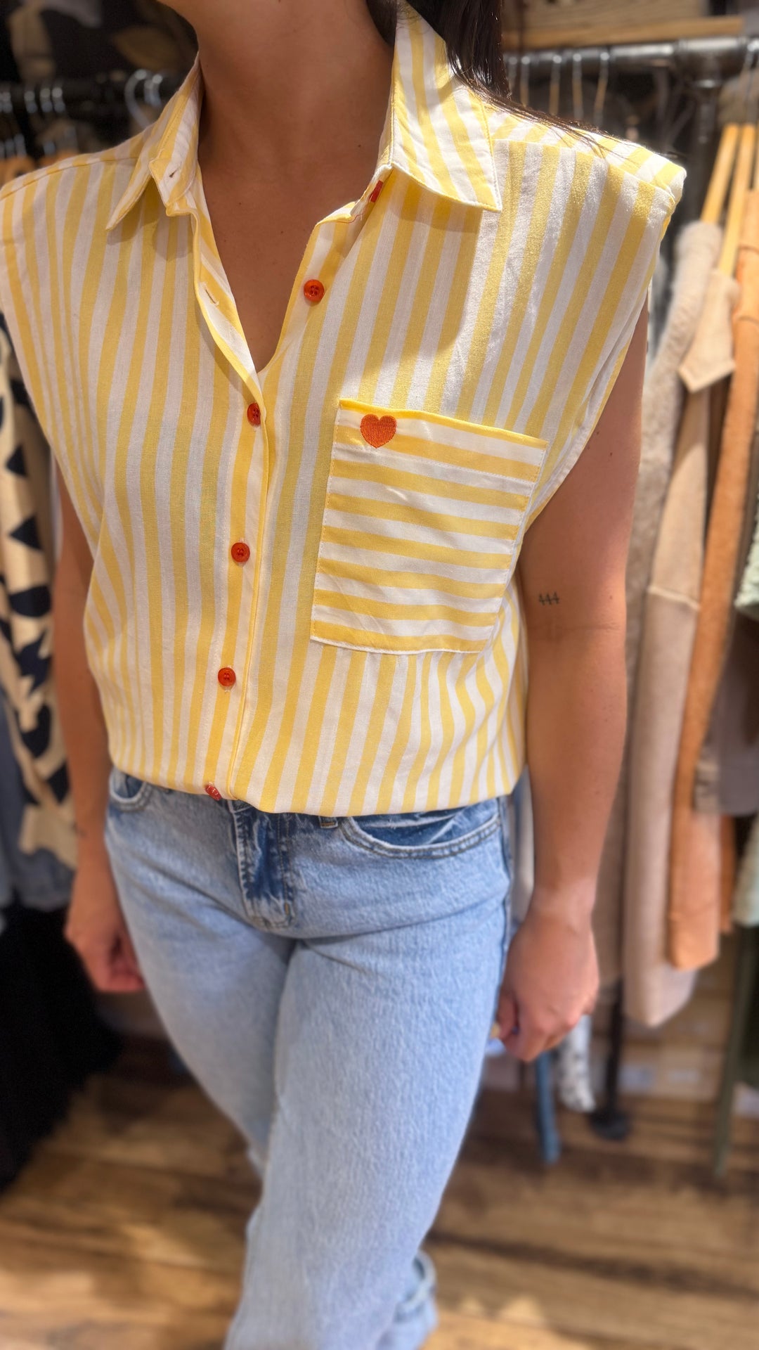 Chemise Calsy jaune