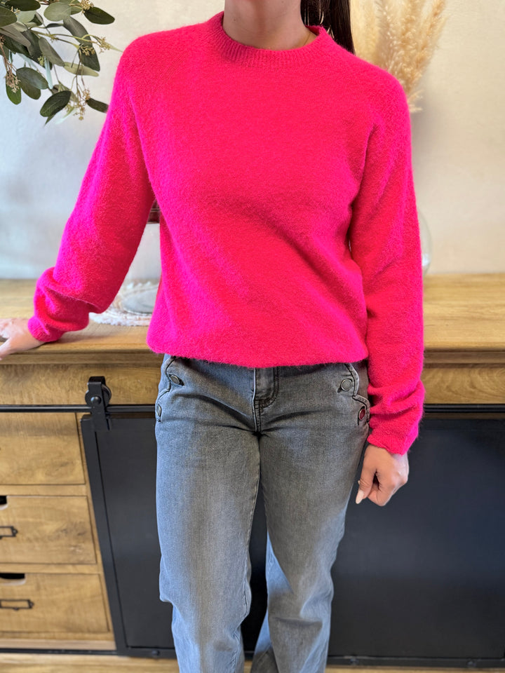 Pull Pola fushia