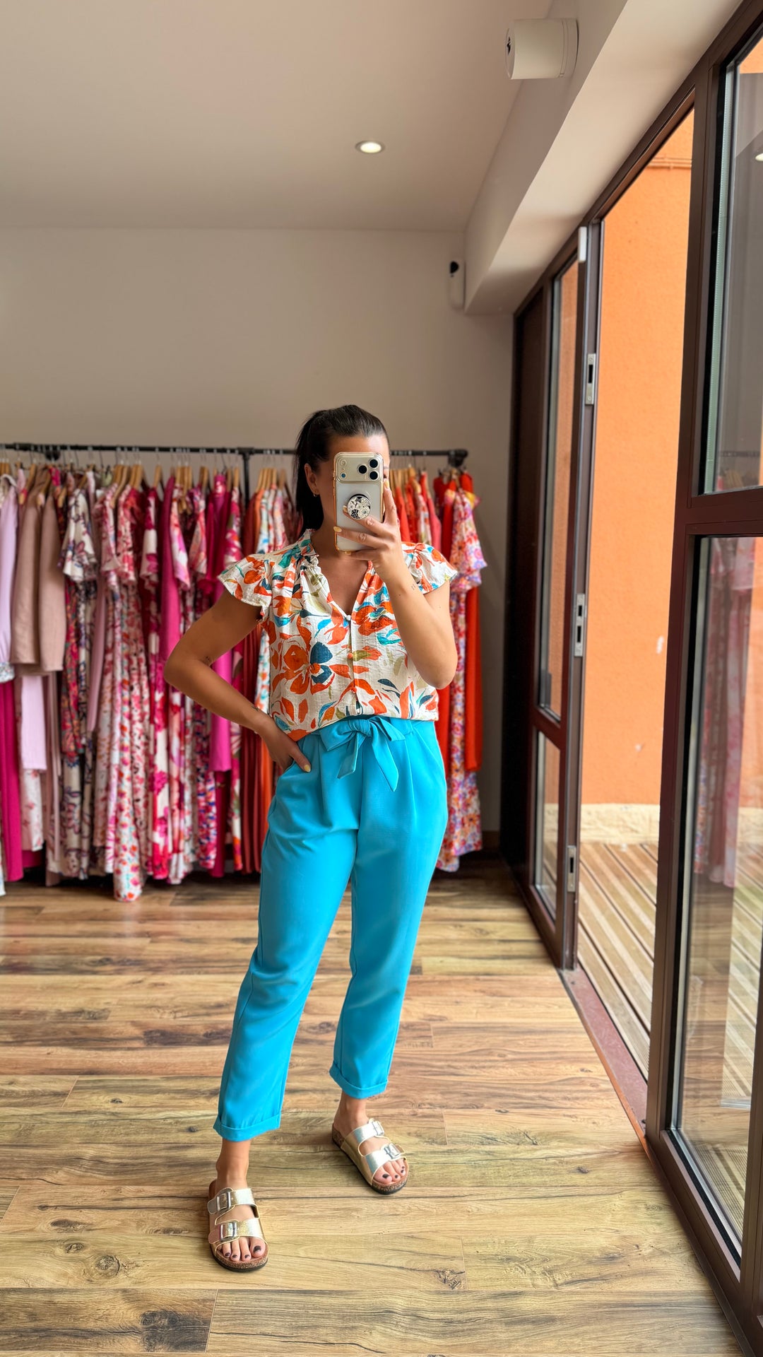 Pantalon Evy bleu