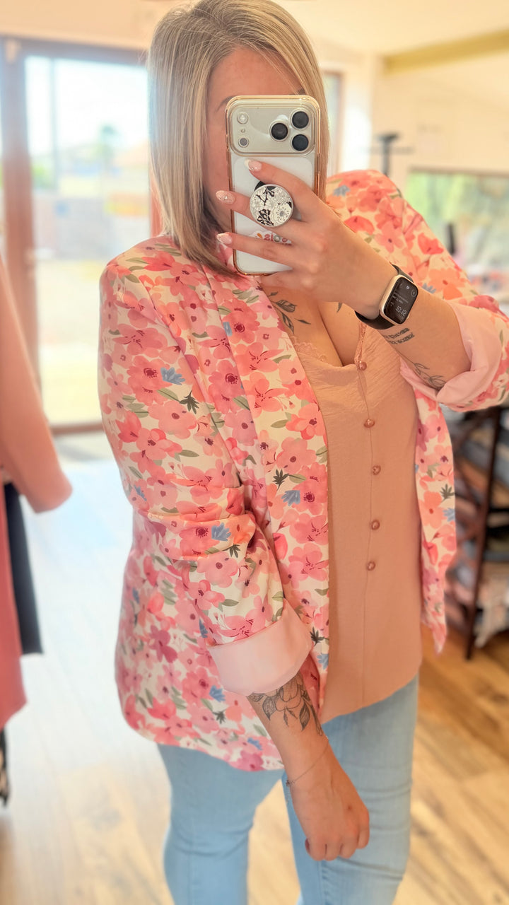 Blazer fleuri CURVY 42/46