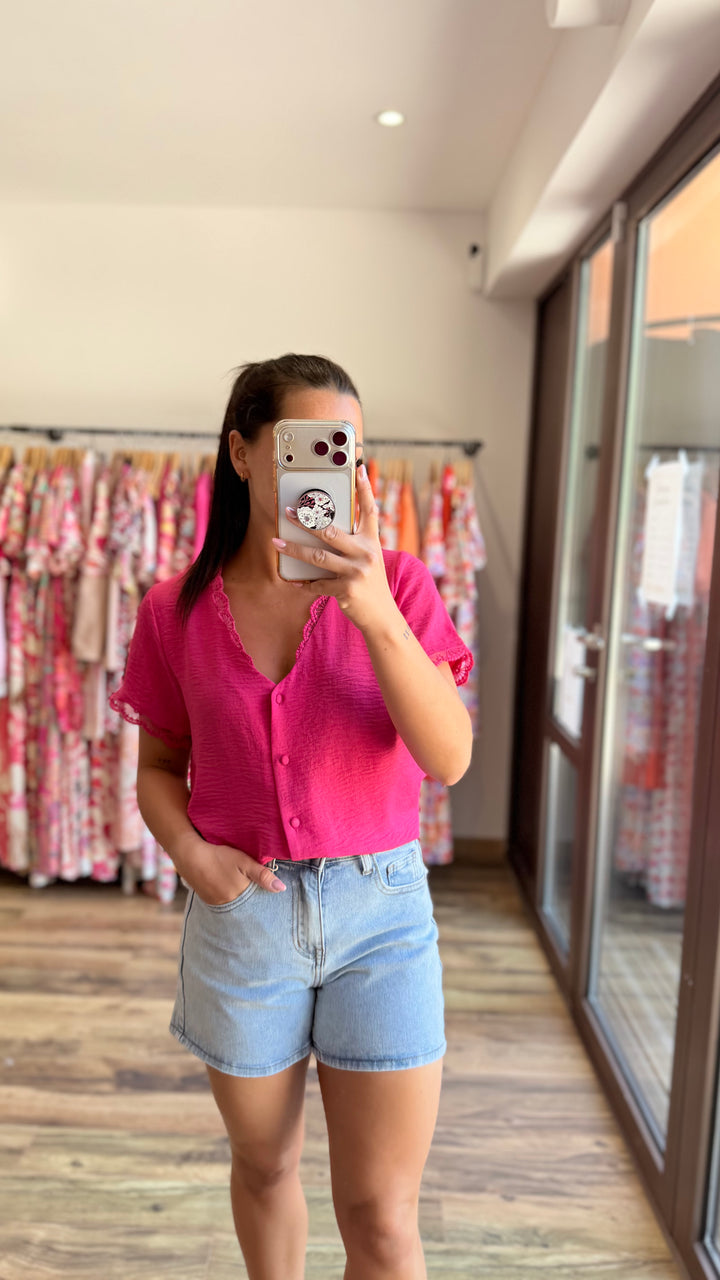 Chemise Mirta rose fushia