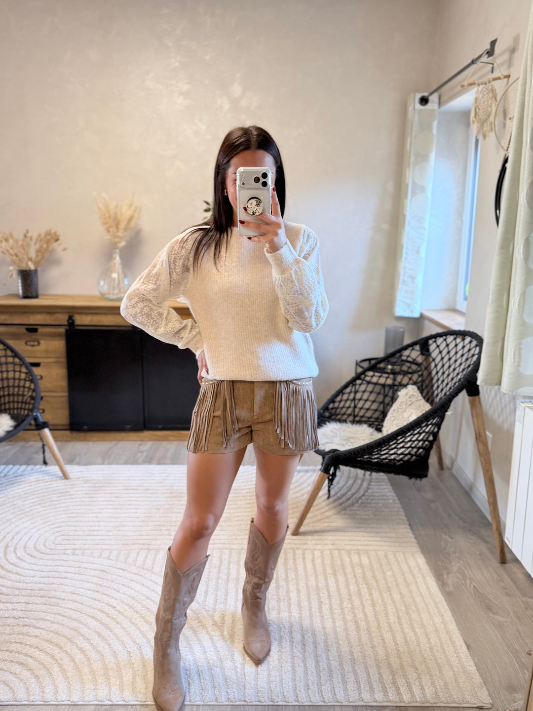 Short à franges Mariah