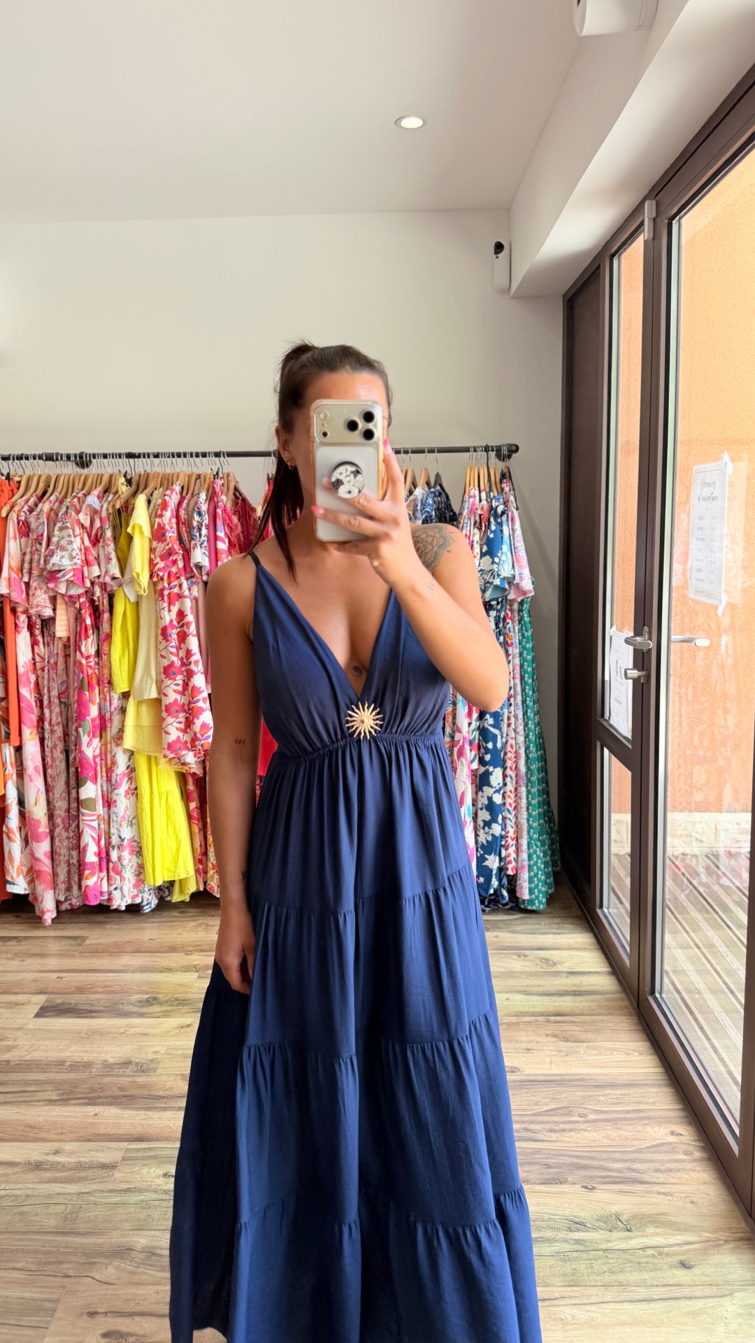 Robe longue Soleil Marine CURVY