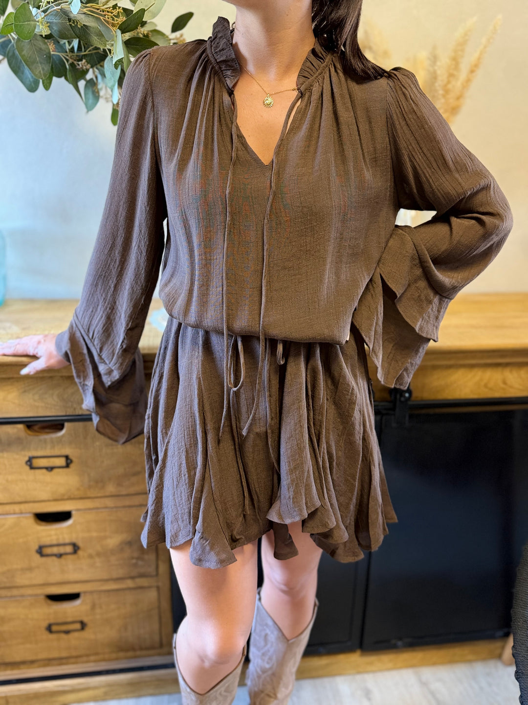 Robe Alexandro chocolat