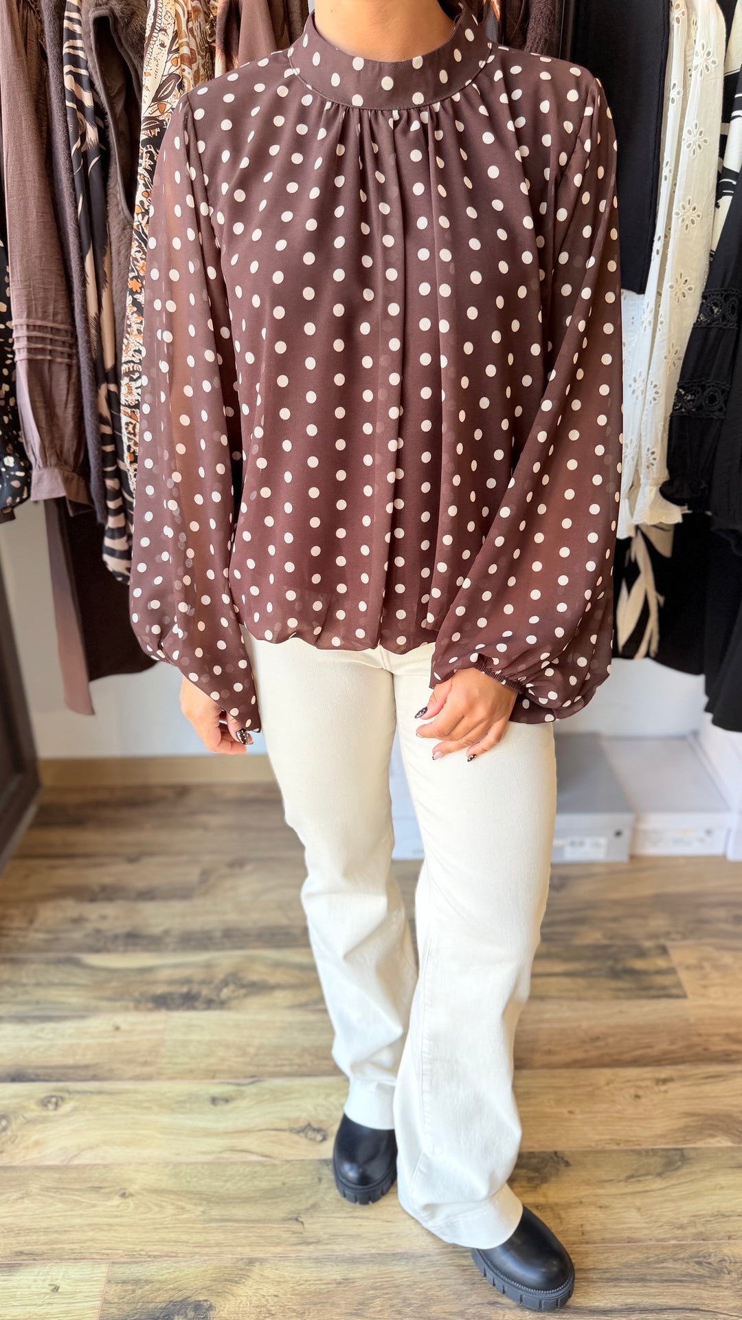 Blouse Lysa chocolat