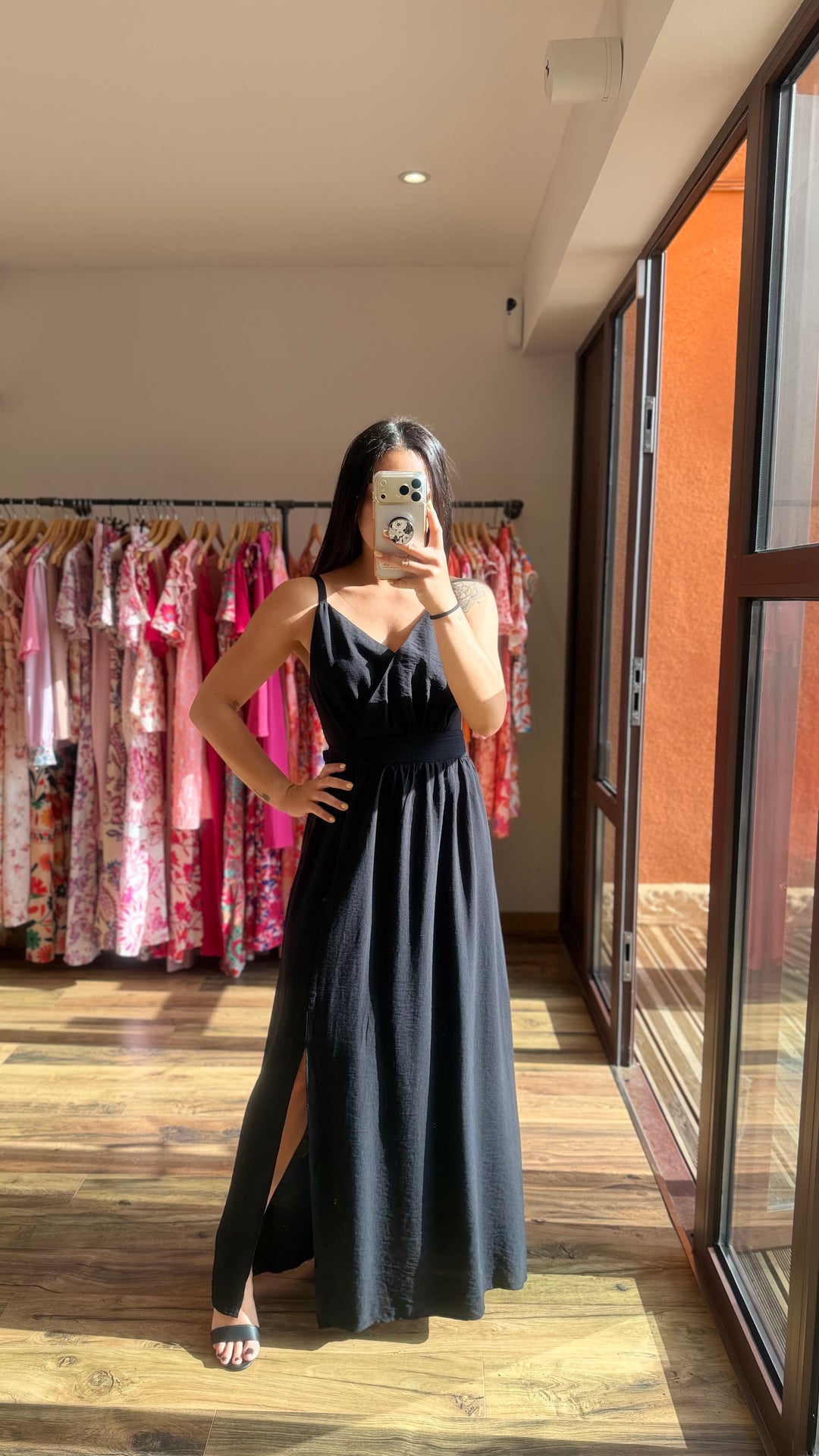 Robe longue Molly noir