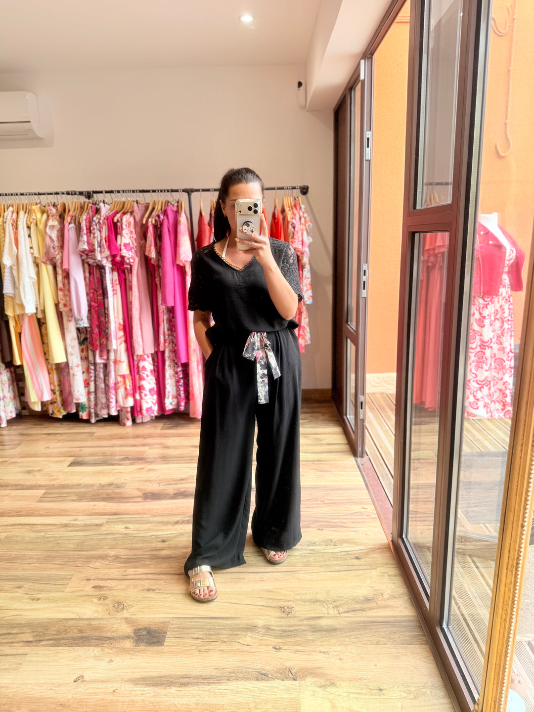 Pantalon Candice noir CURVY