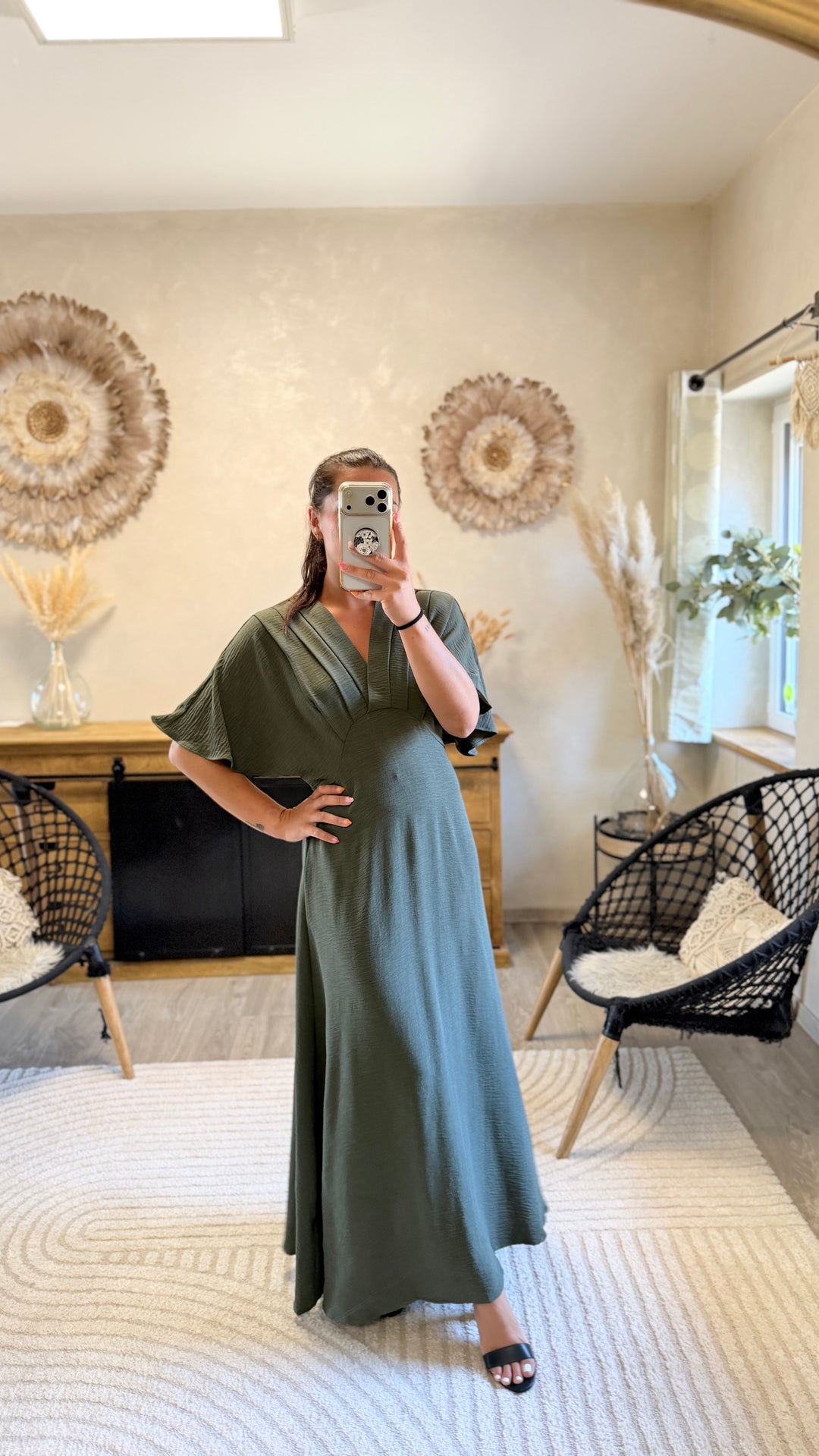 Robe longue Jehan Kaki