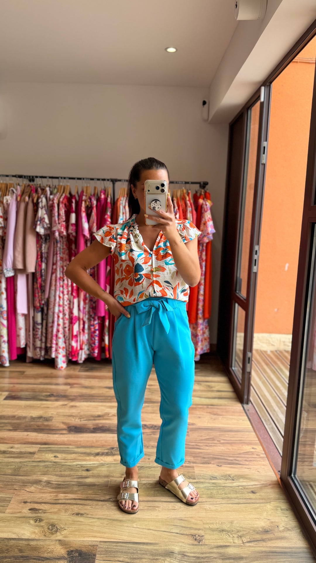 Pantalon Evy bleu