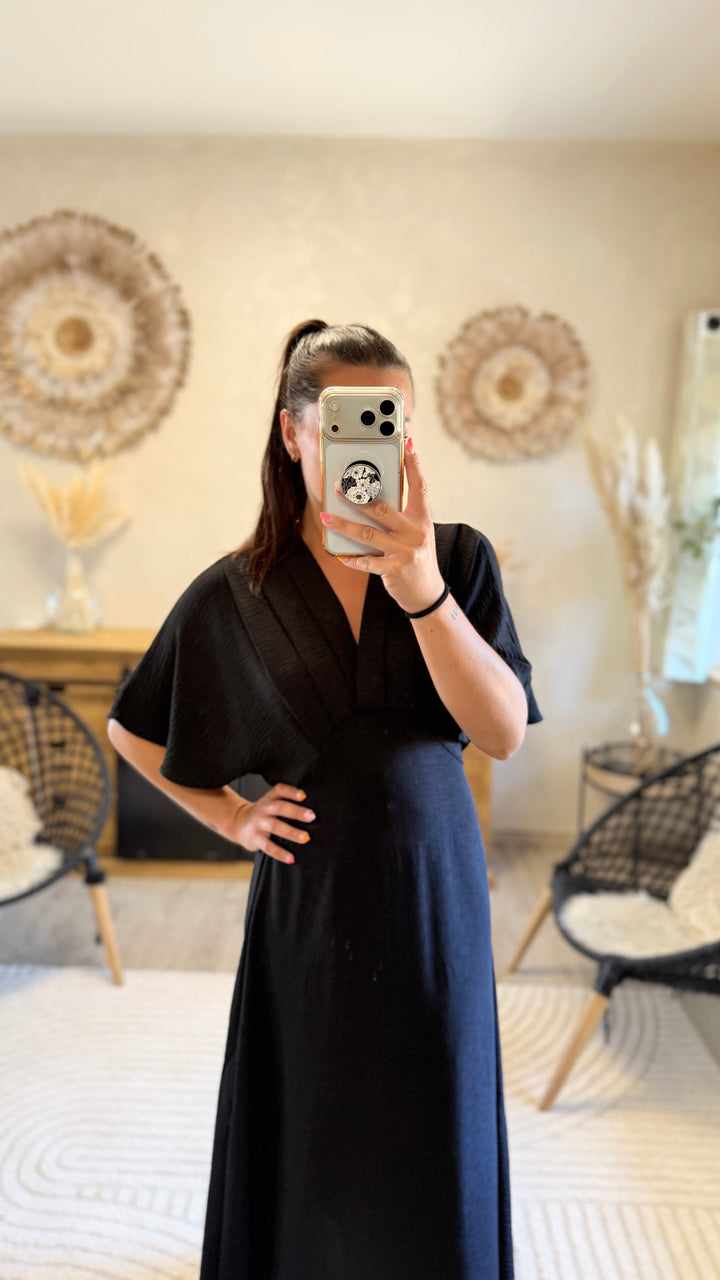 Robe longue Jehan Noir