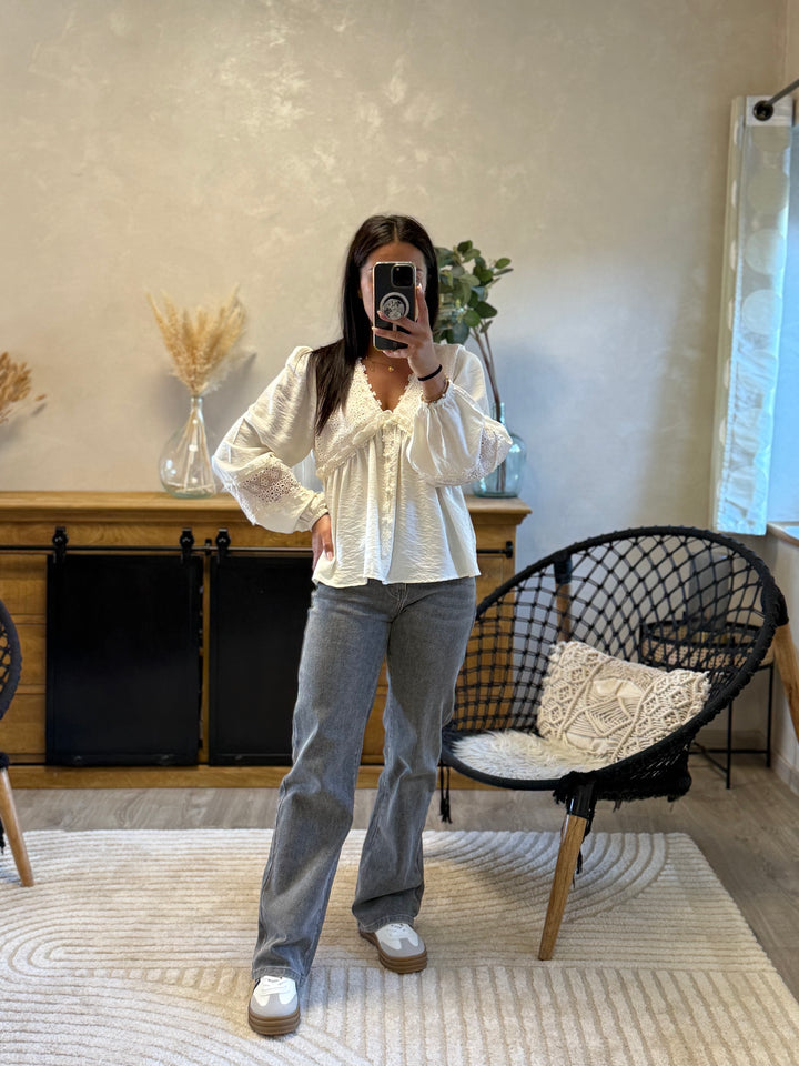 Blouse Flow écru
