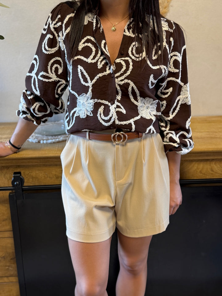 Chemise Dina choco