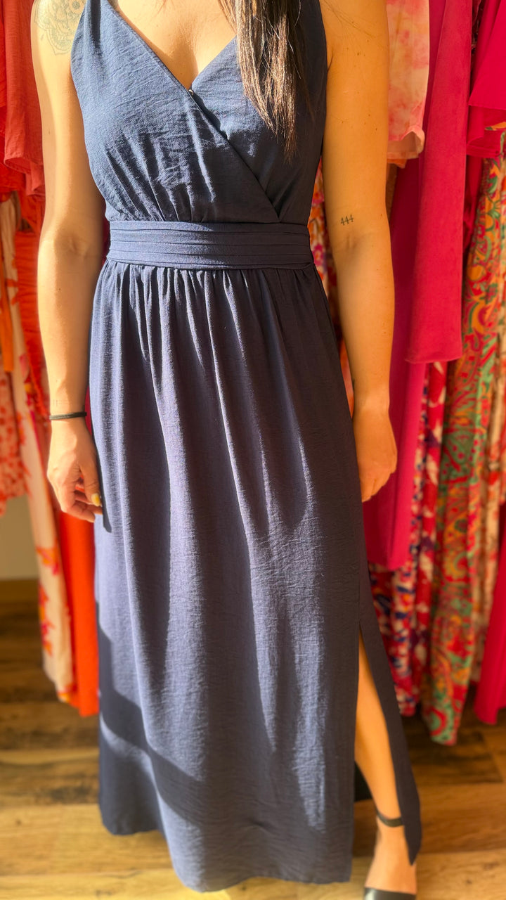 Robe longue Molly marine
