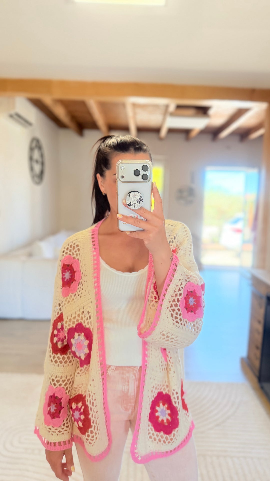 Gilet Pacy rose