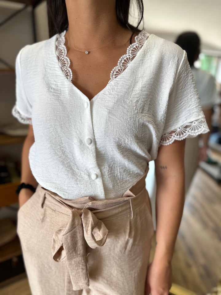 Chemise Mirta blanche CURVY