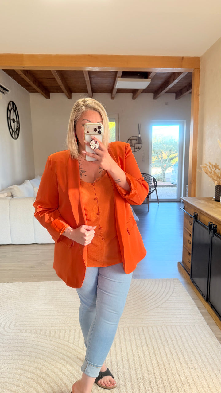 Top Hosa orange CURVY