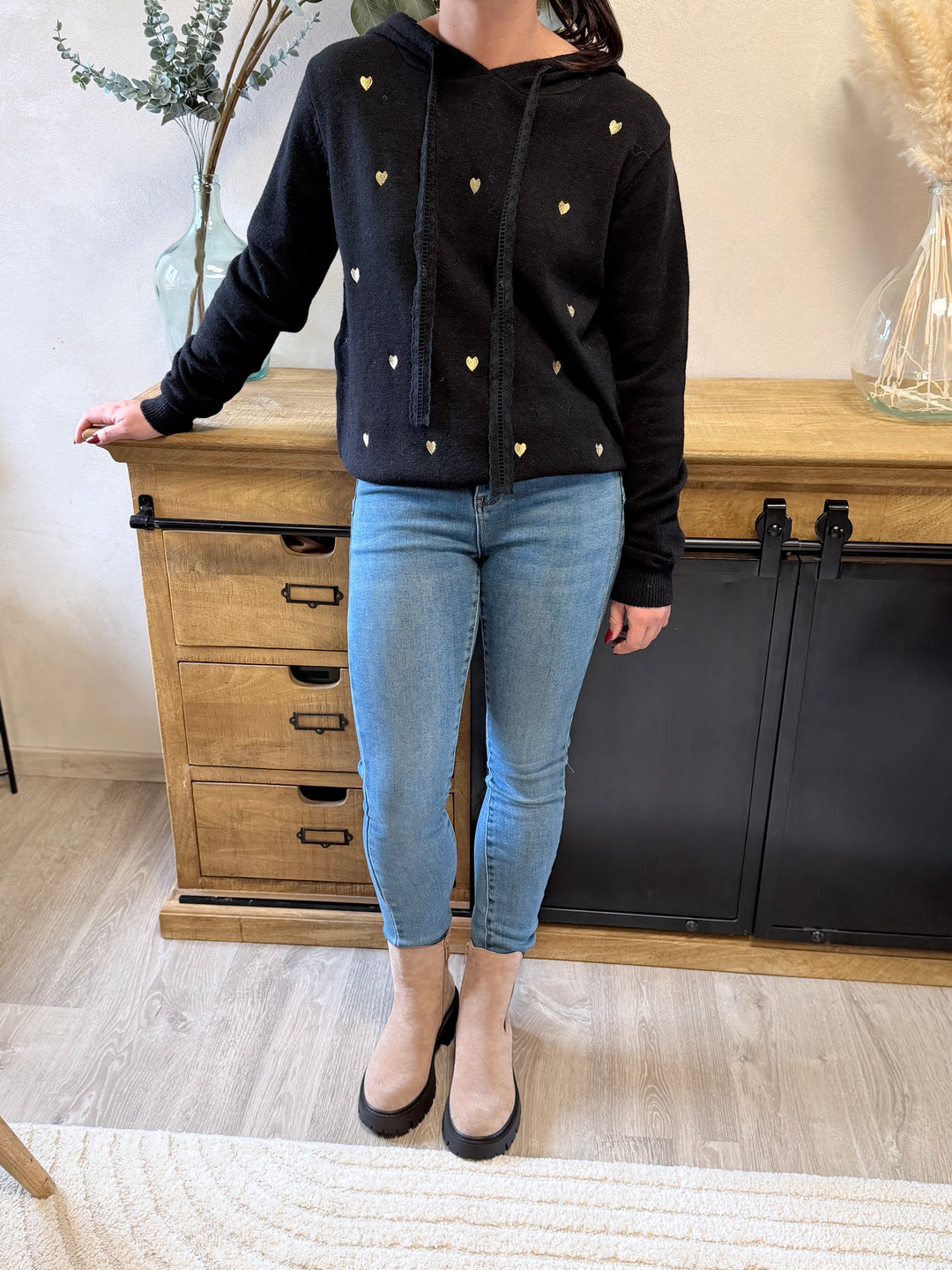 Pull à capuche Pauline