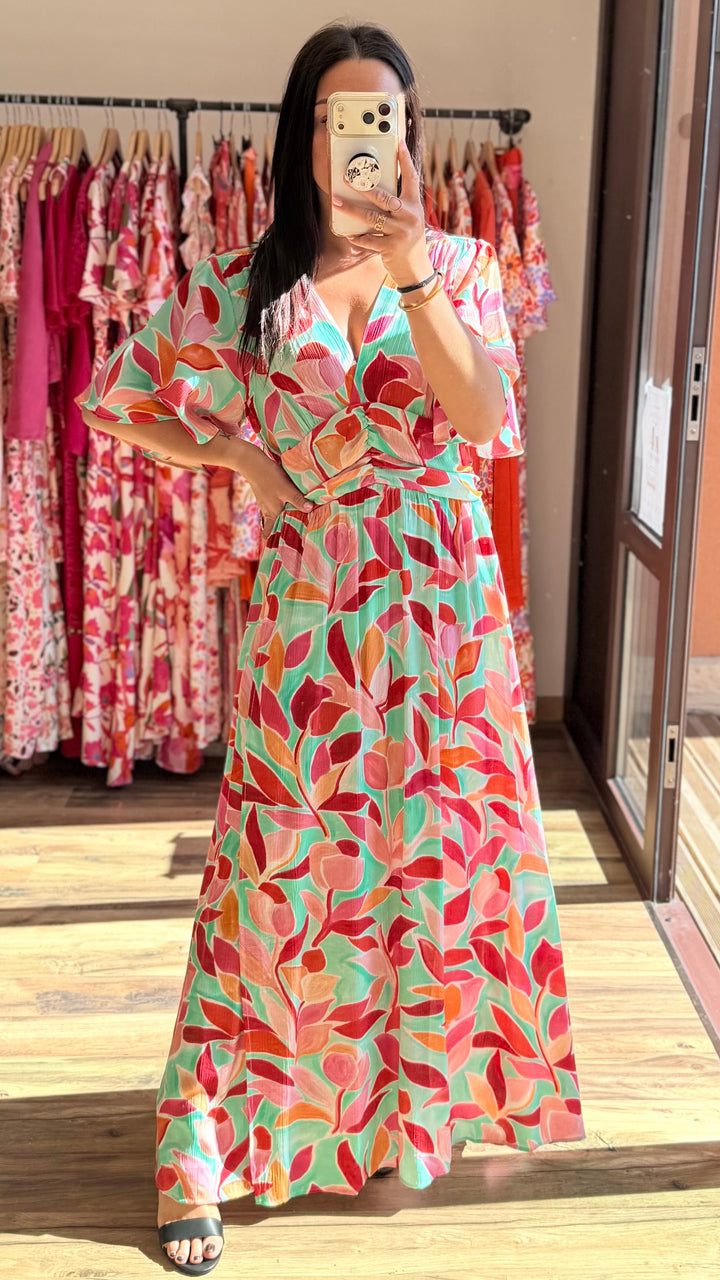 Robe longue Arlequin CURVY (PRÉCOMMANDE EXPÉDITION 3/06)