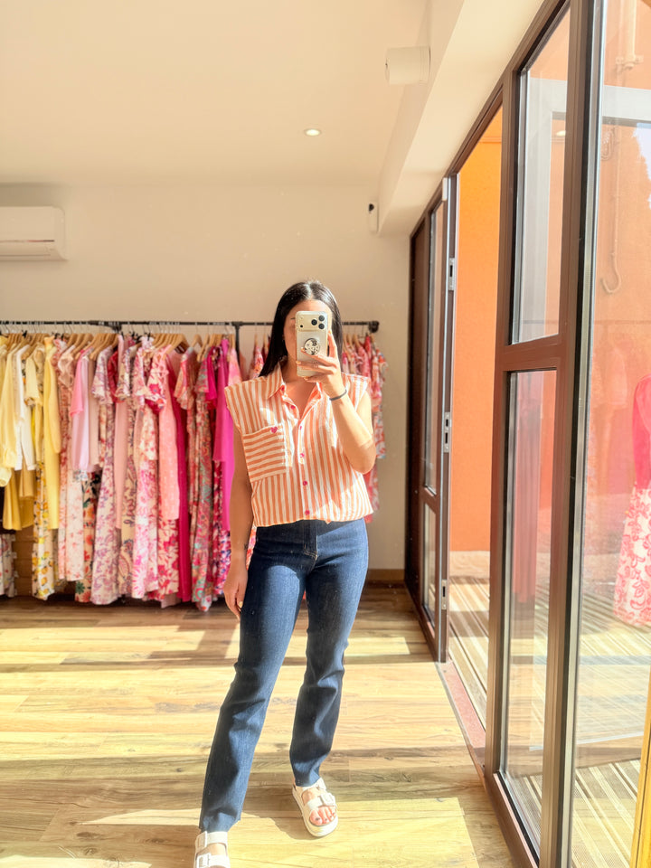 Chemise Calsy orange