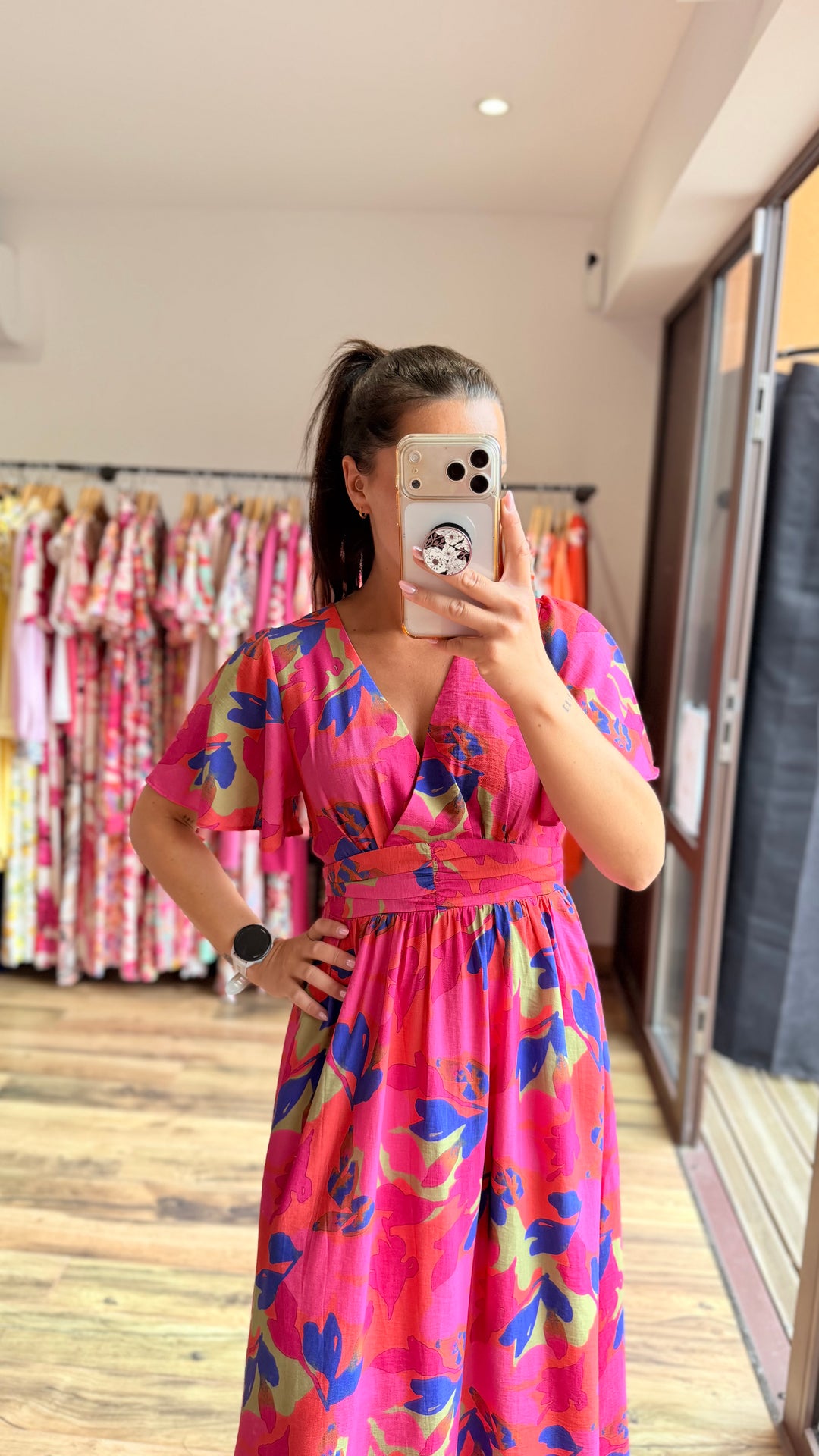 Robe longue Judith (dos ouvert)