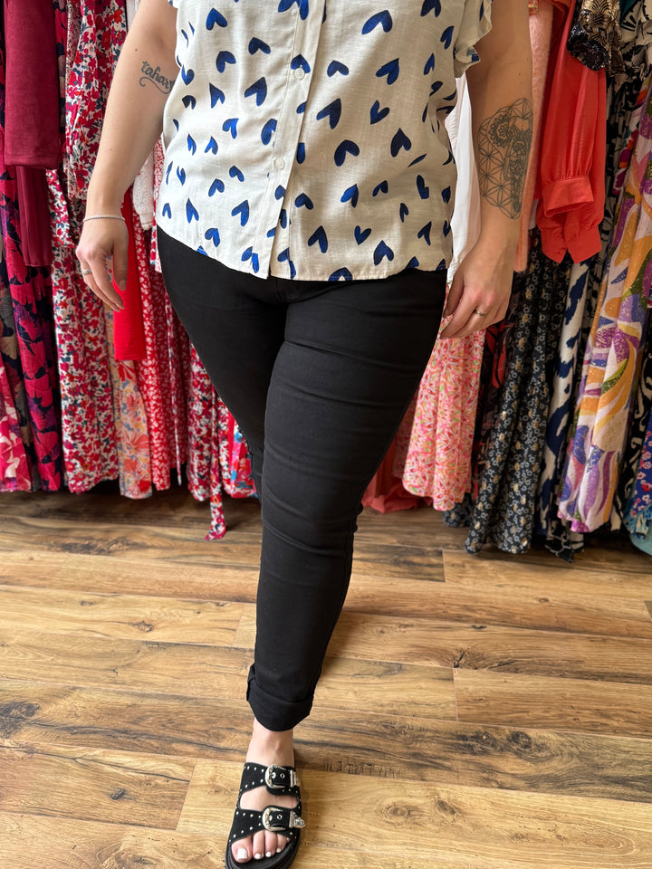 Jean Noir curvy léger