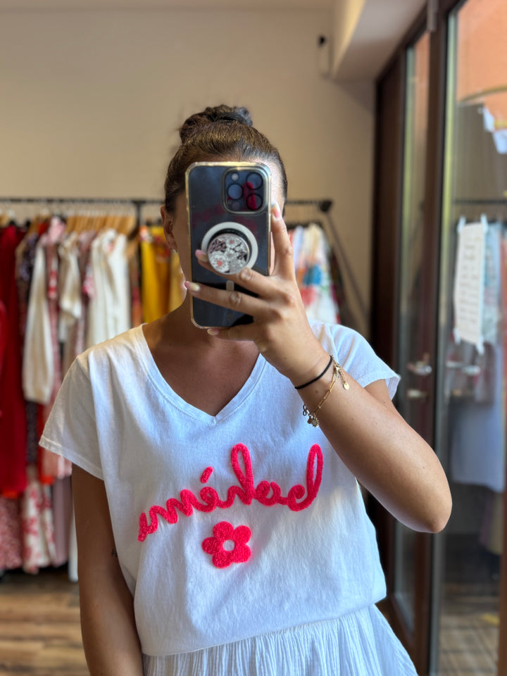 Teeshirt bohème fluo