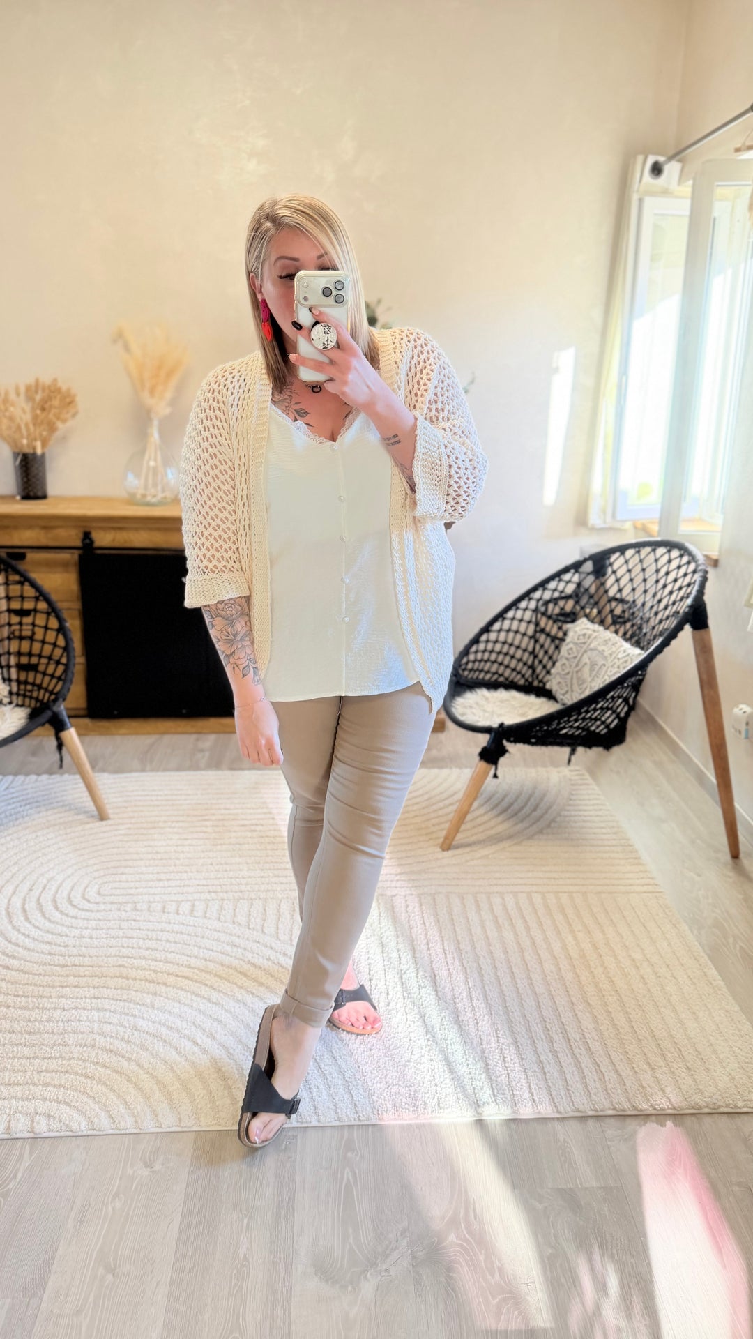 Top Hosa blanc CURVY