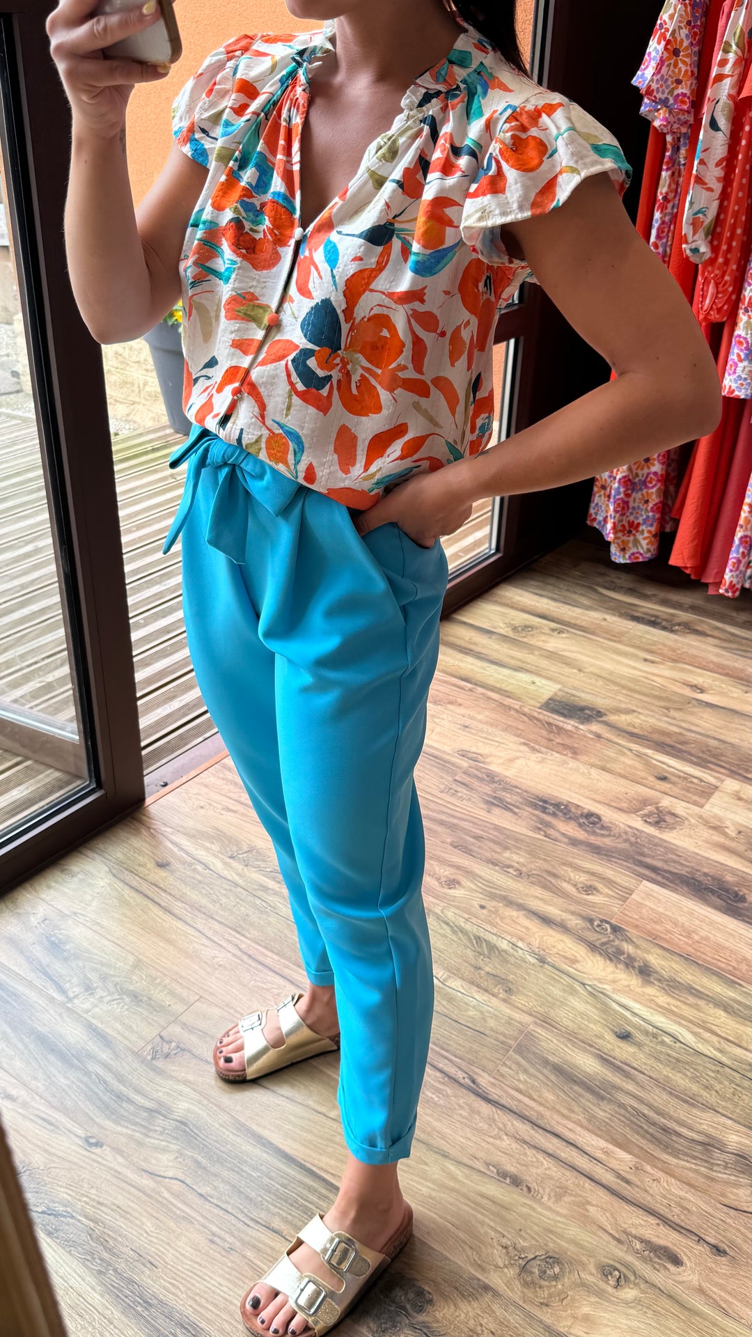 Pantalon Evy bleu