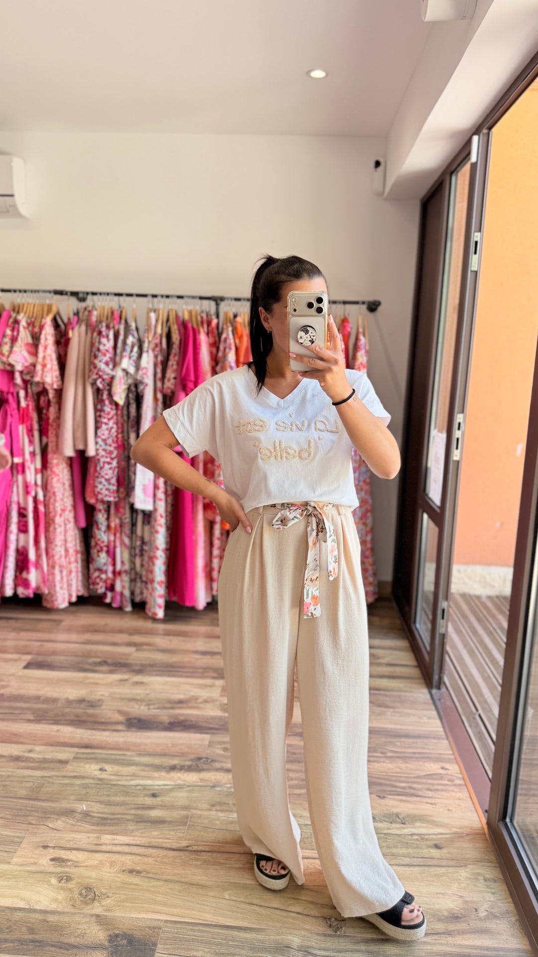 Pantalon Candice beige