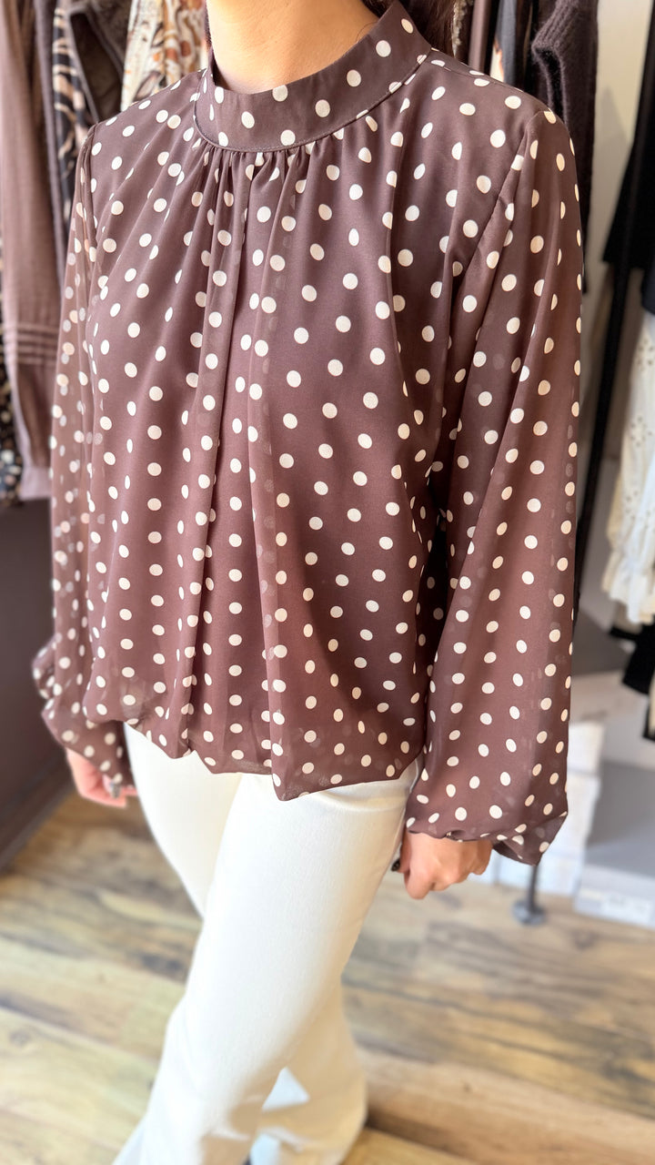 Blouse Lysa chocolat