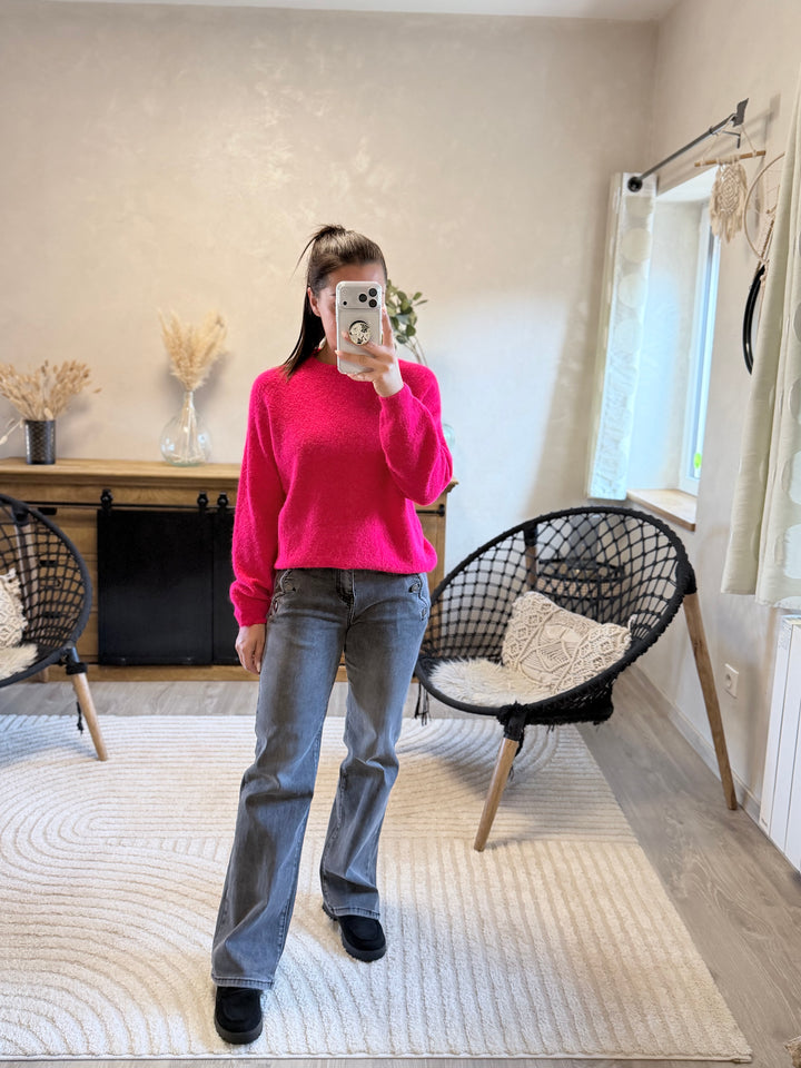 Pull Pola fushia