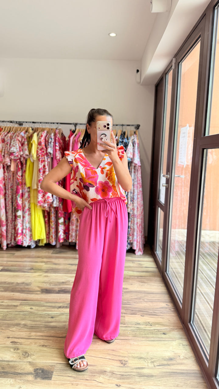 Pantalon Valentino rose