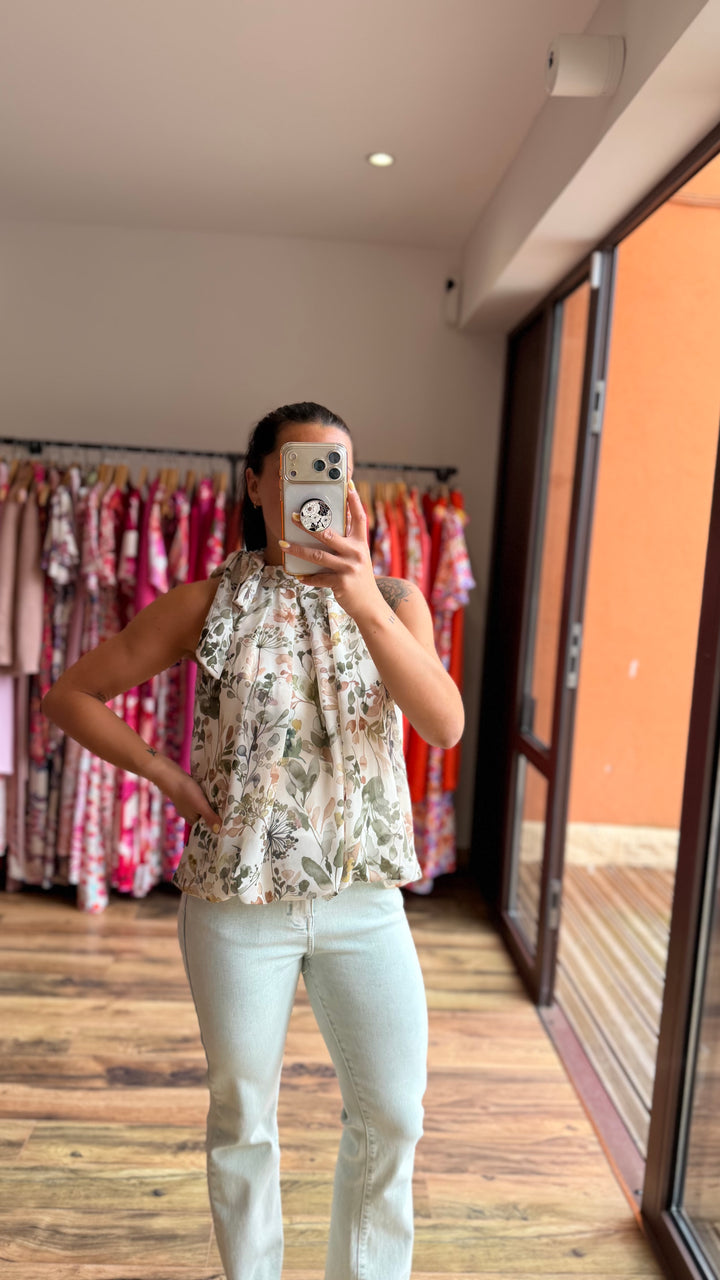 Top Zalia vert