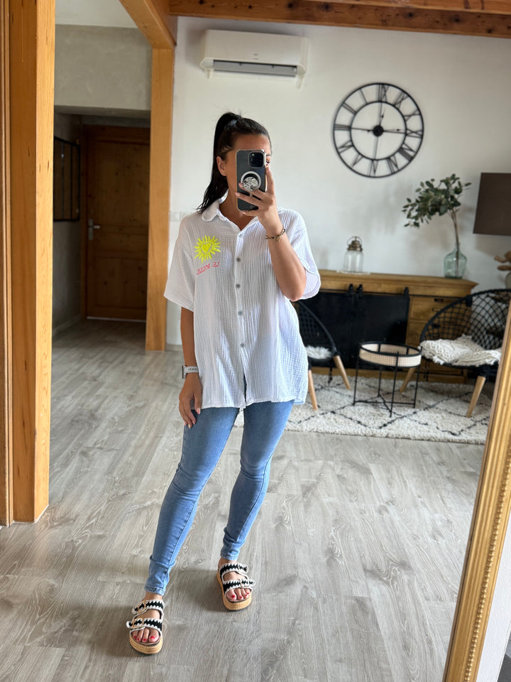 Chemise Sun blanche