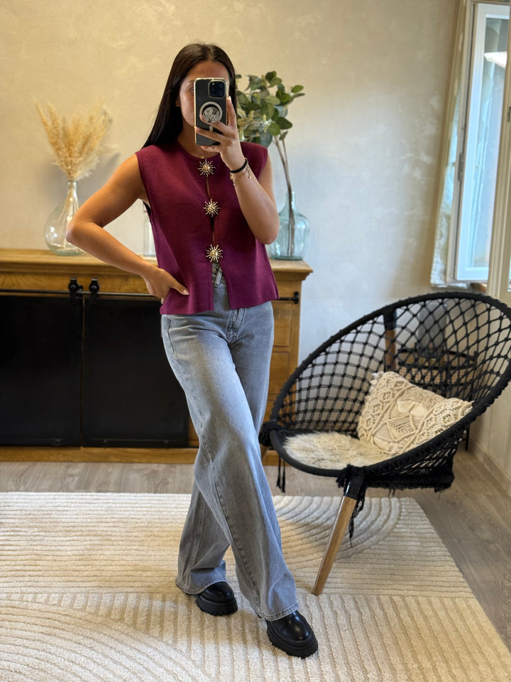 Pull sans manches Gabin