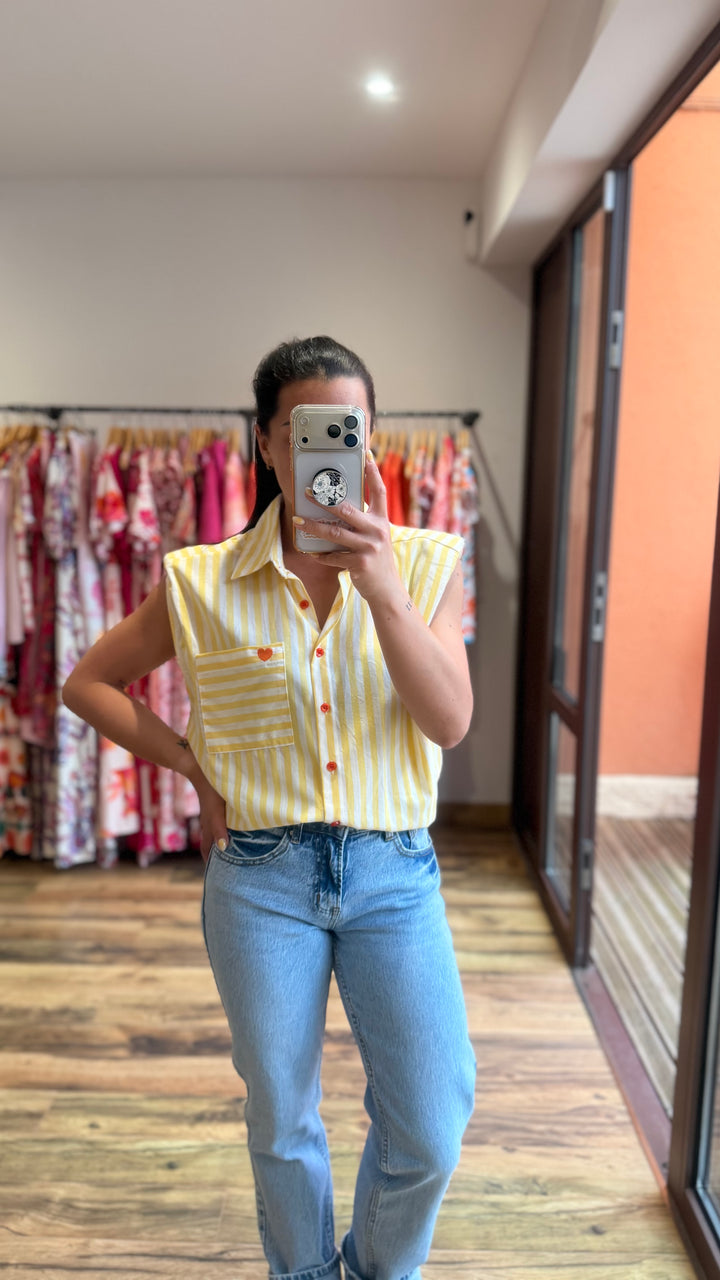 Chemise Calsy jaune