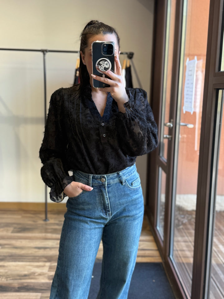 Blouse Janie noir