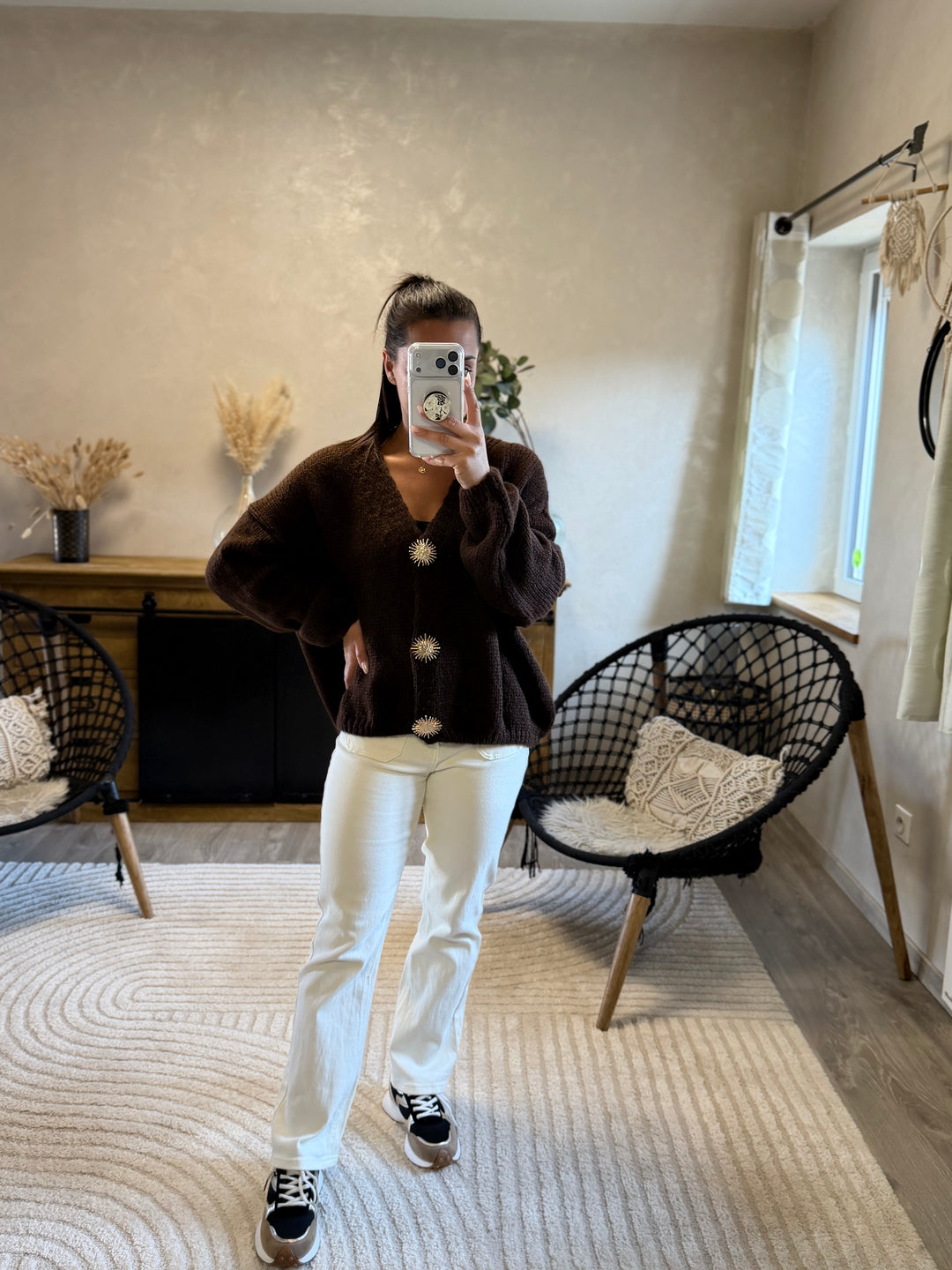 Gilet Betty chocolat