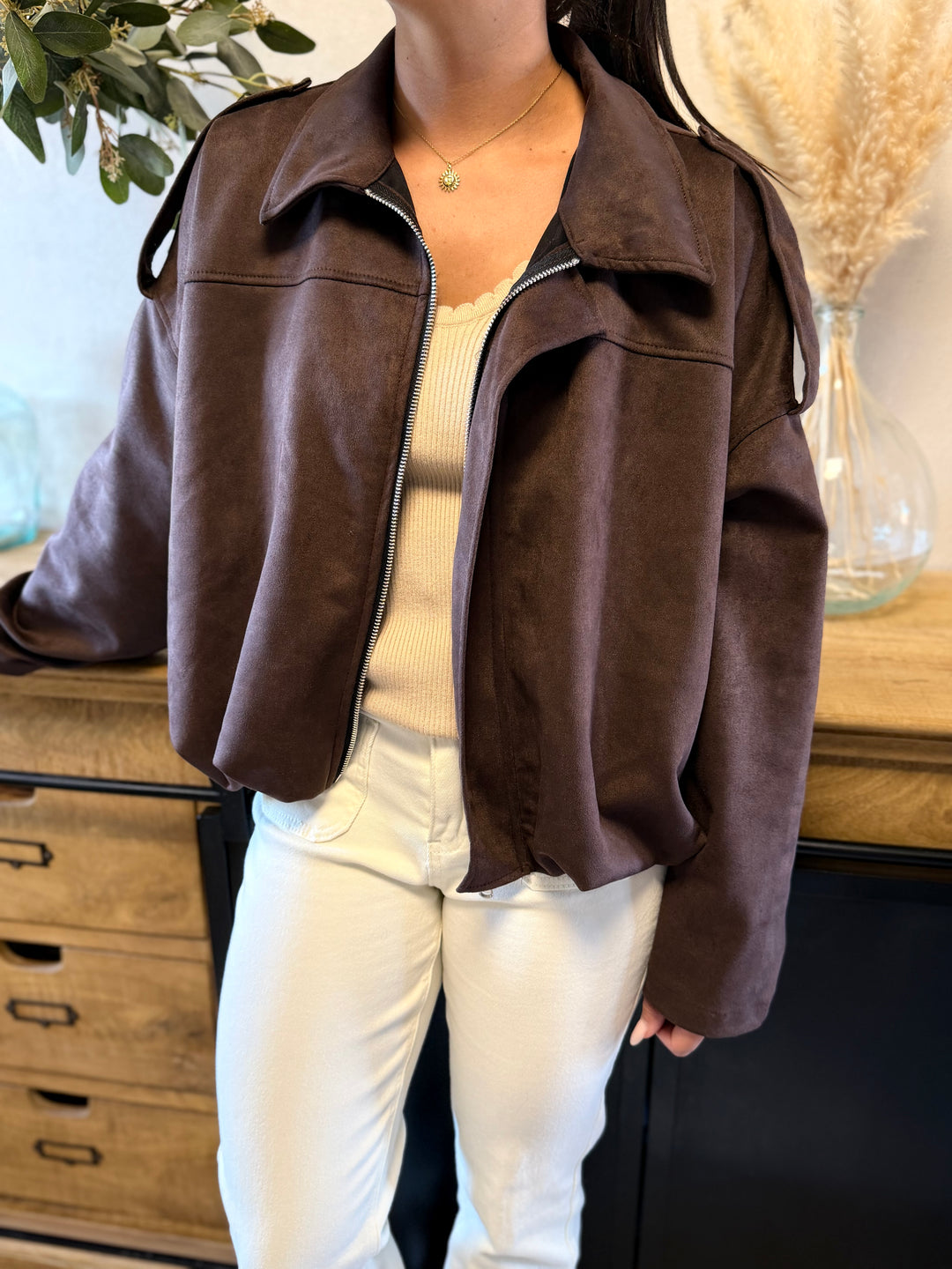 Veste Delma chocolat