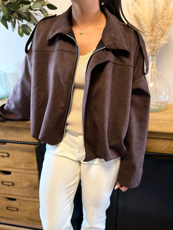 Veste Delma chocolat