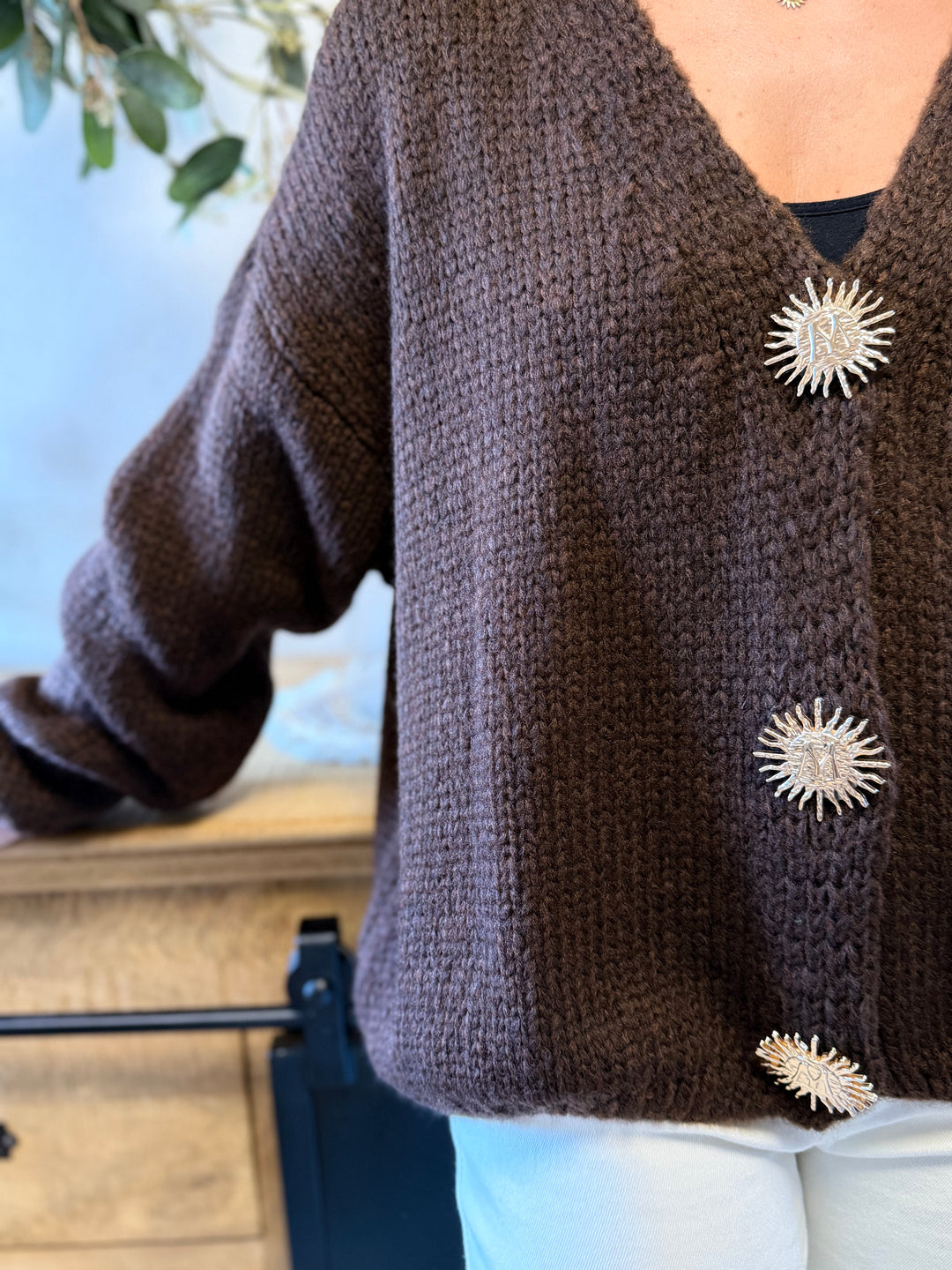 Gilet Betty chocolat