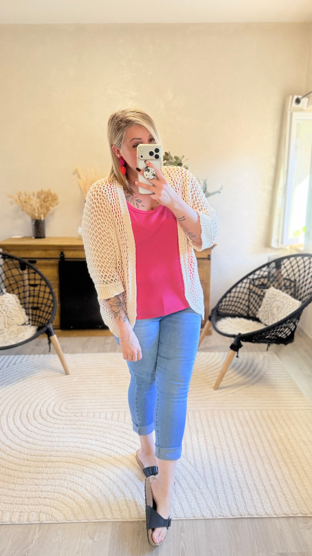 Top Raph fuchsia CURVY