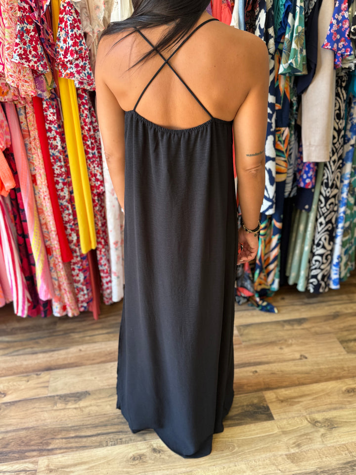 Robe longue Inoa noir