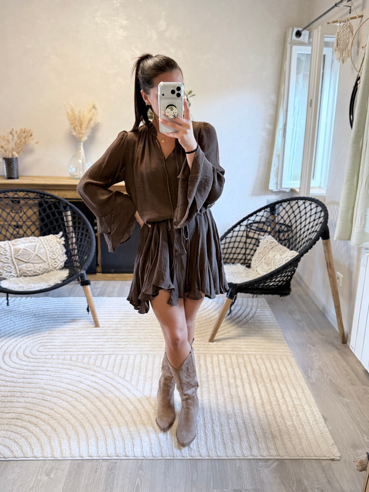 Robe Alexandro chocolat