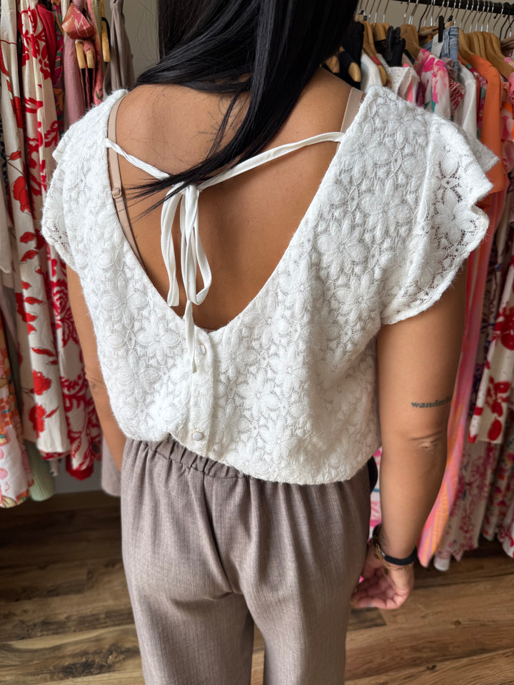 Blouse Thaly blanche CURVY