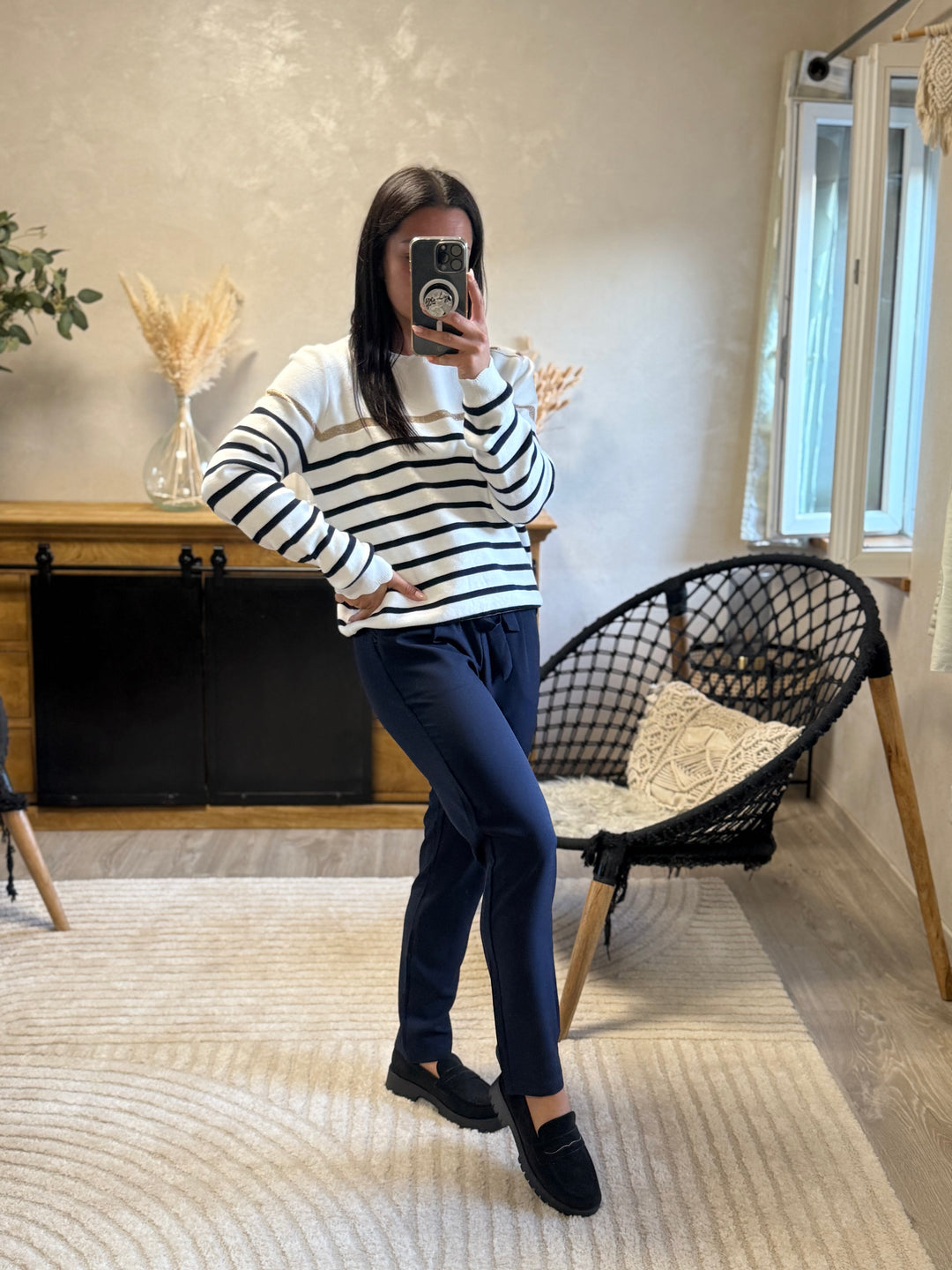 Pull marinière Pascal