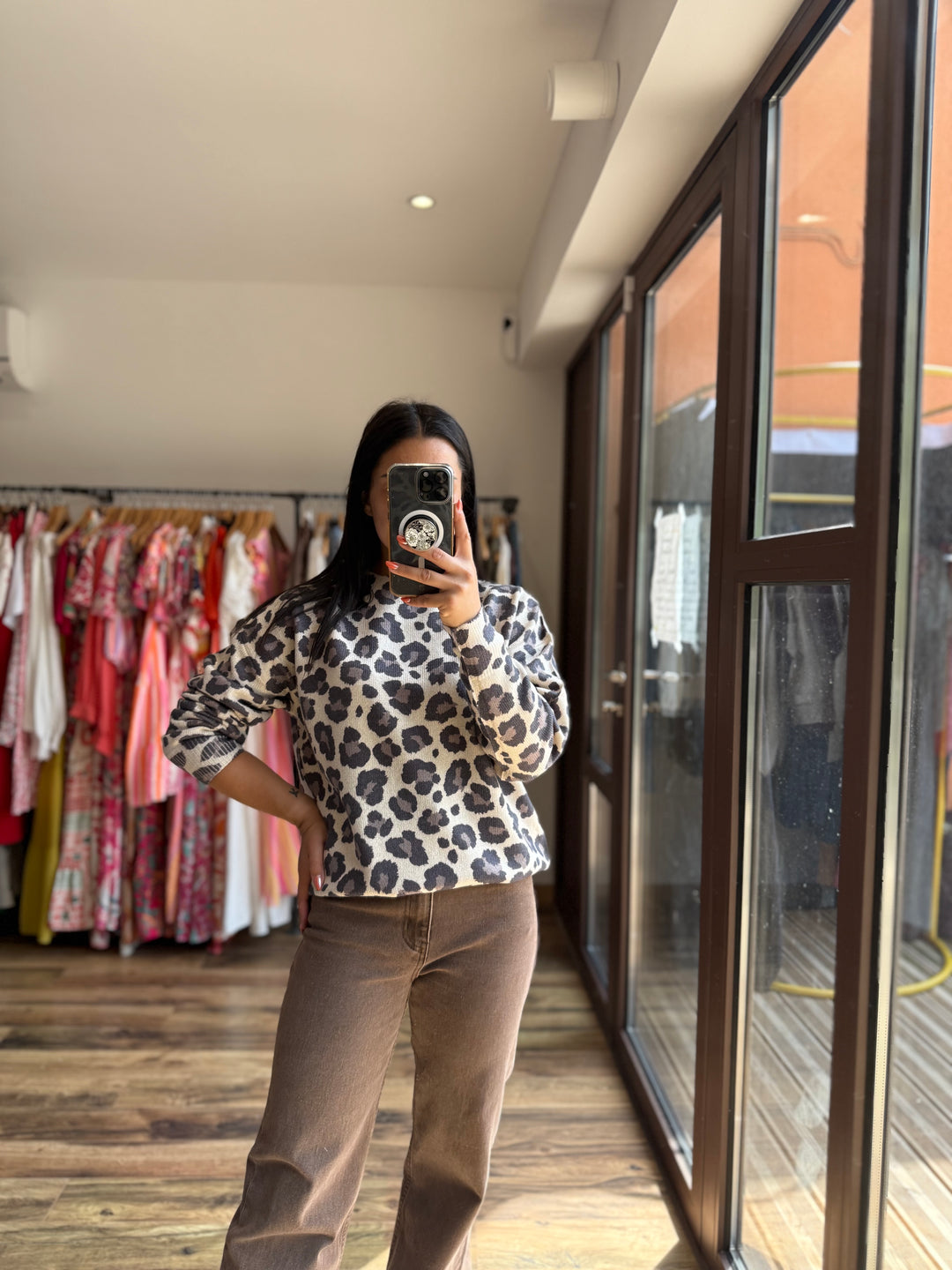 Jean coupe droite chocolat 🍫