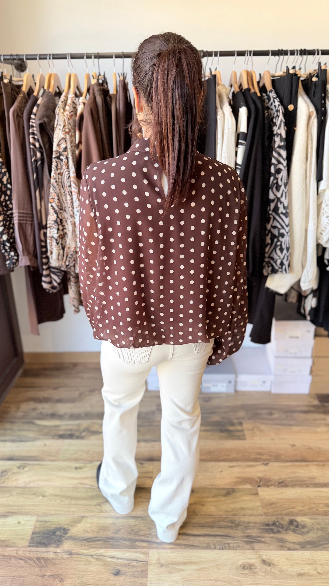 Blouse Lysa chocolat